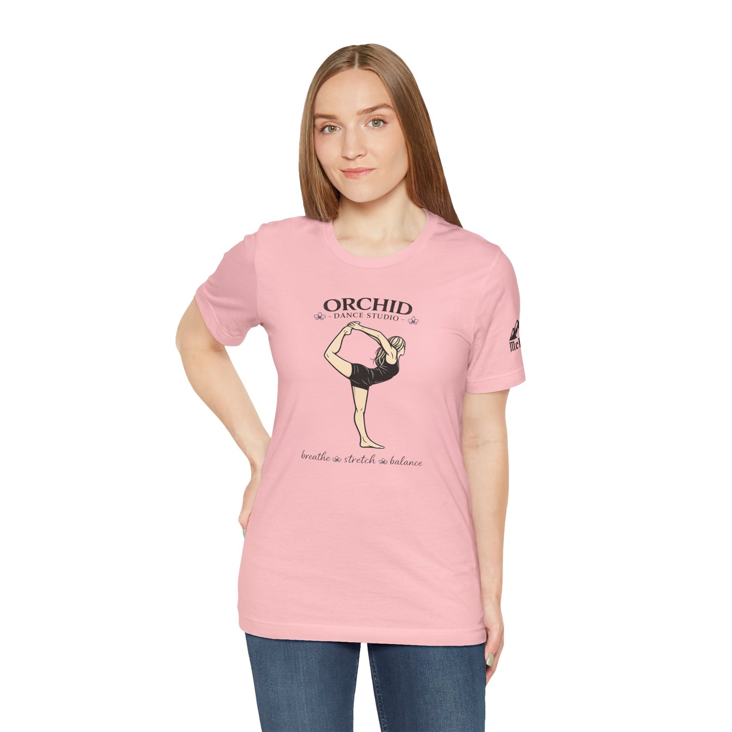Dance Studio Tee — "Orchid Dance Studio" Ballet Pose Shirt