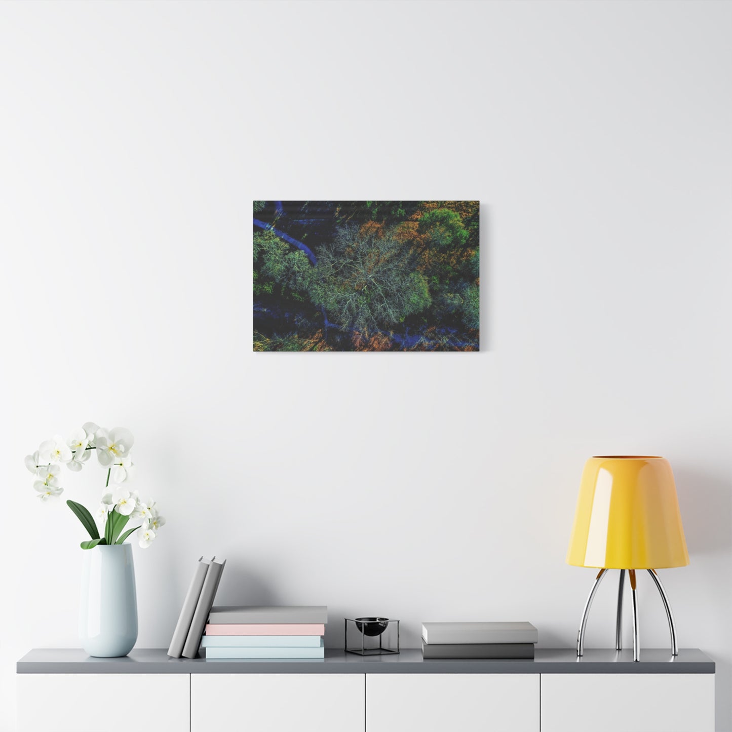 Aerial Forest Canvas Print — Matte Stretched Wall Art