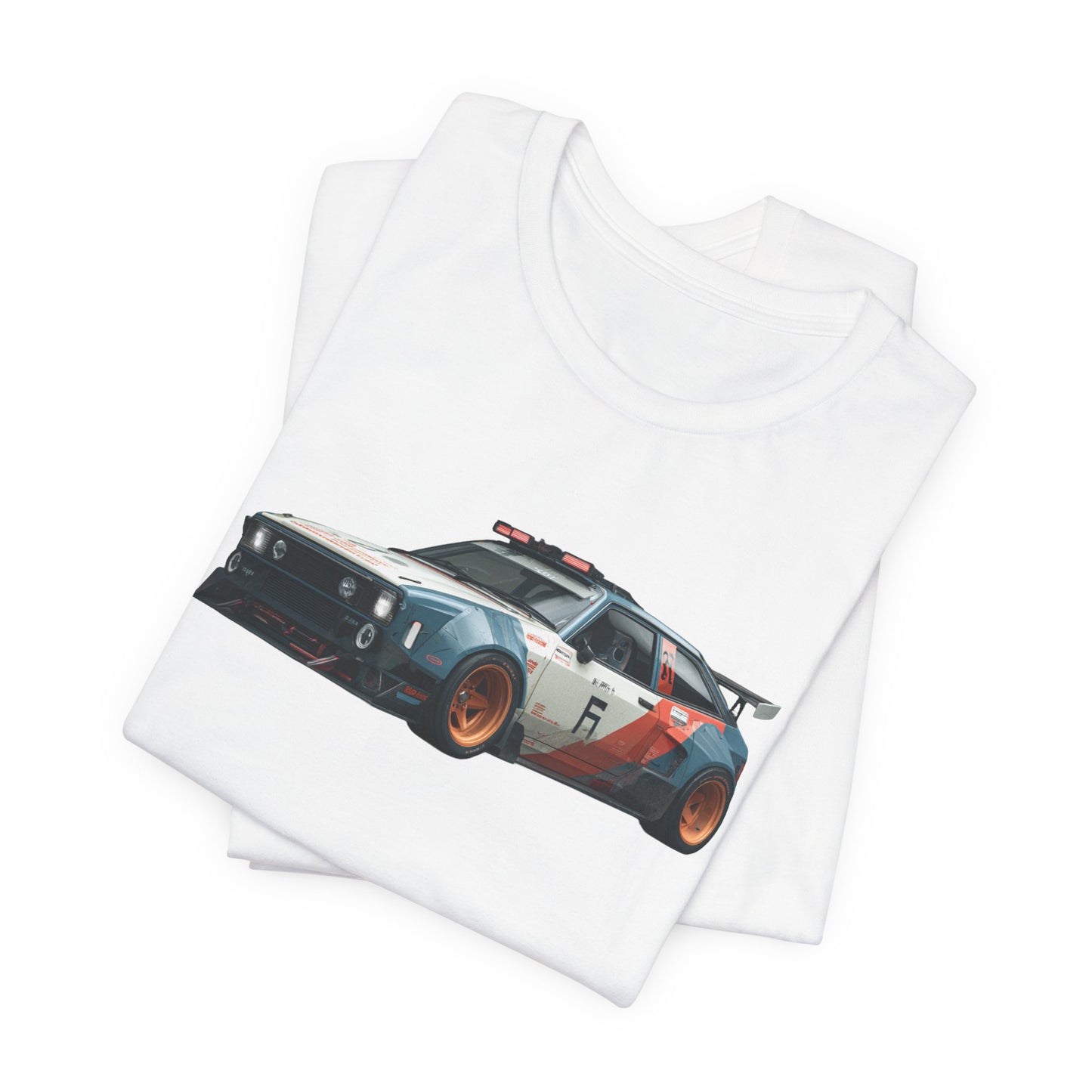 Rally Racing Car Tee — Vintage Drift Livery Graphic T-Shirt