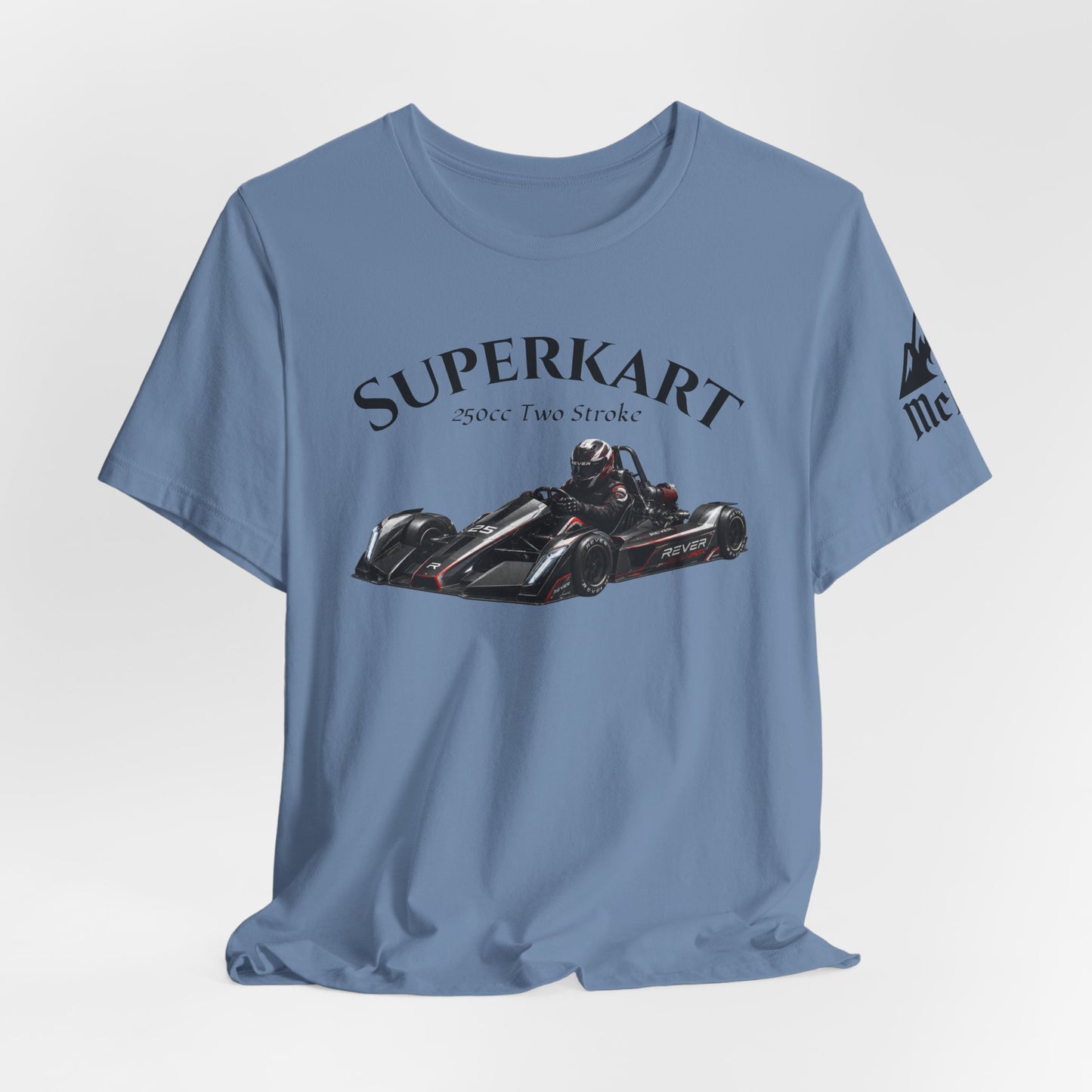 Kart Racing T-Shirt — “Superkart: Solo, Two-Seat” Graphic Tee