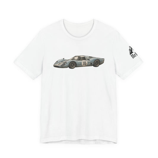 Classic Racing Car Tee — Vintage Porsche GT30 Graphic Shirt
