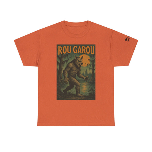 Rou Garou Cajun Swamp Werewolf Unisex Heavy Cotton Tee