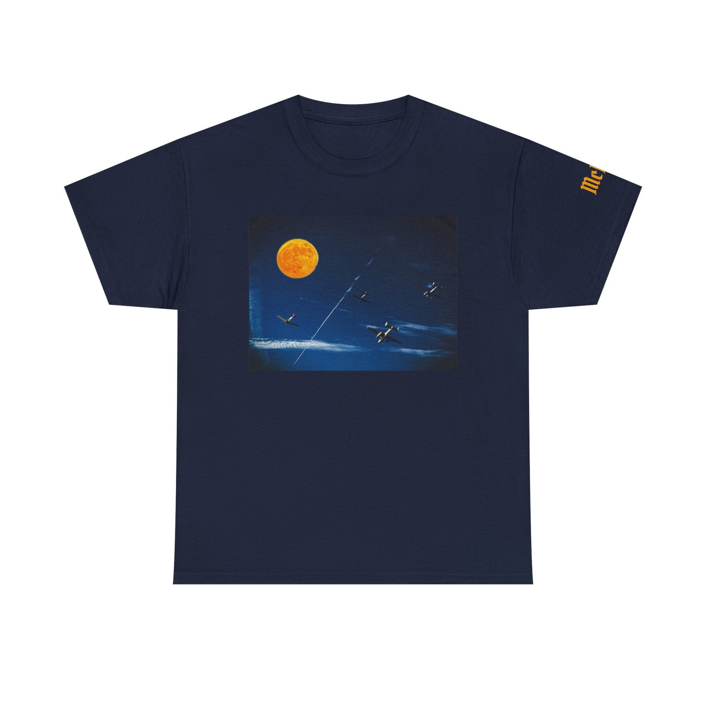 T-Shirt — Moonlit Ocean Scene Graphic Tee
