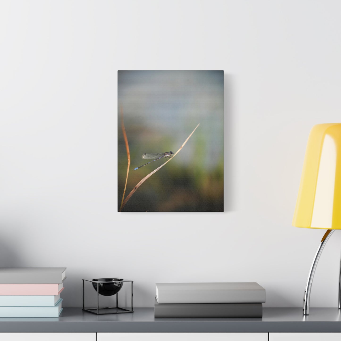 Dragonfly Meadow Matte Canvas Print – Stretched Wall Art