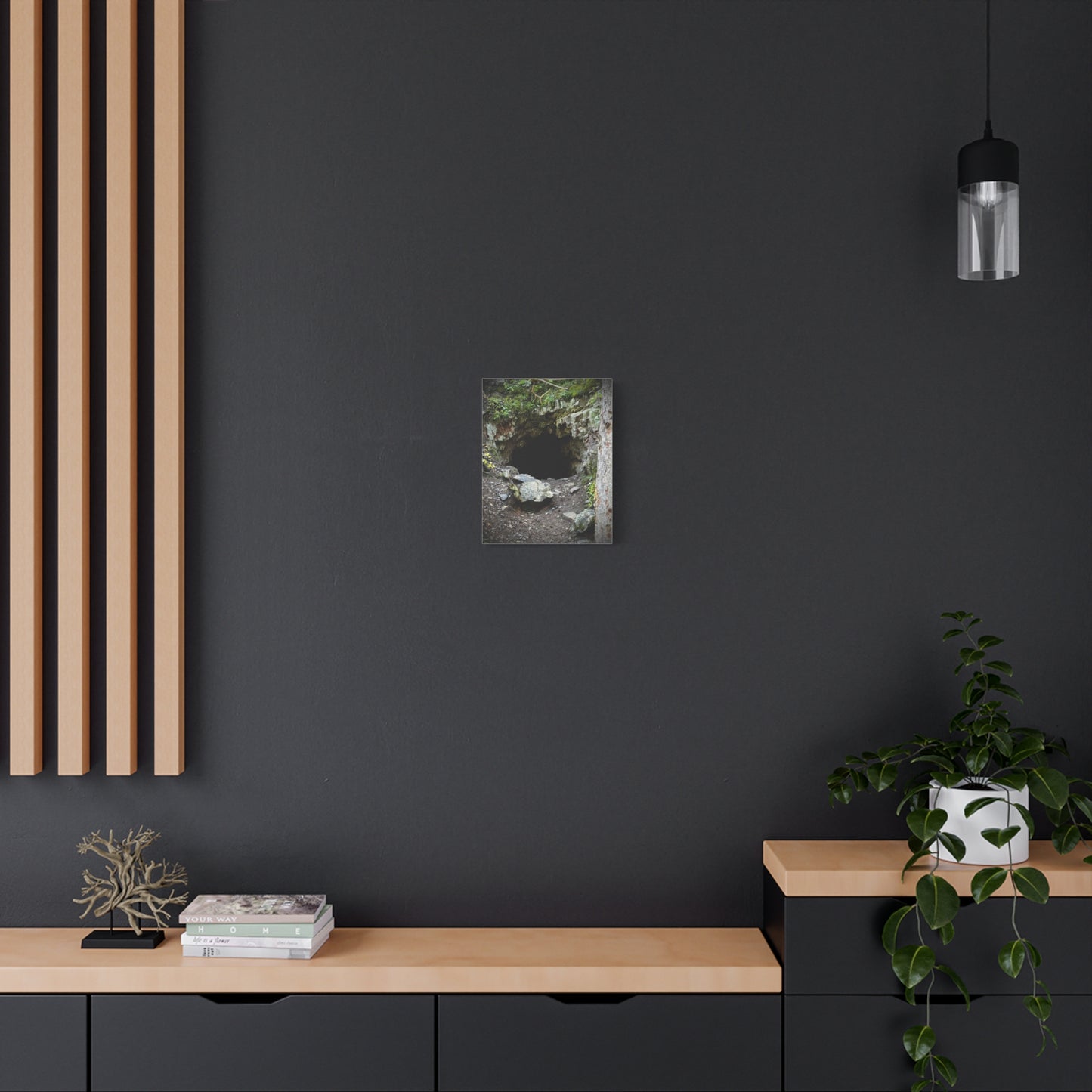 Cave Entrance Matte Canvas Wall Art — Stretched 1.25"