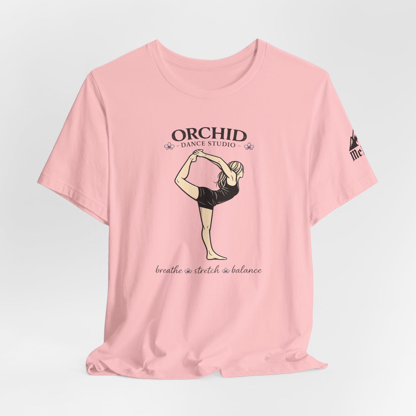 Dance Studio Tee — "Orchid Dance Studio" Ballet Pose Shirt