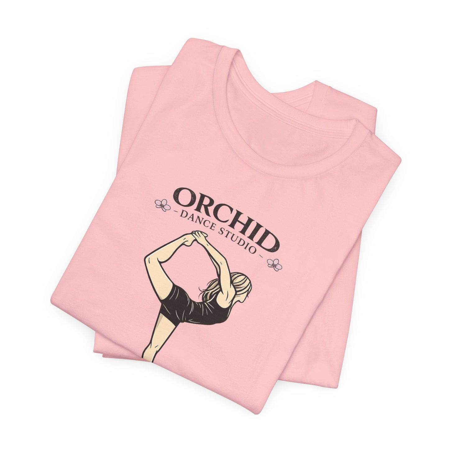 Dance Studio Tee — "Orchid Dance Studio" Ballet Pose Shirt