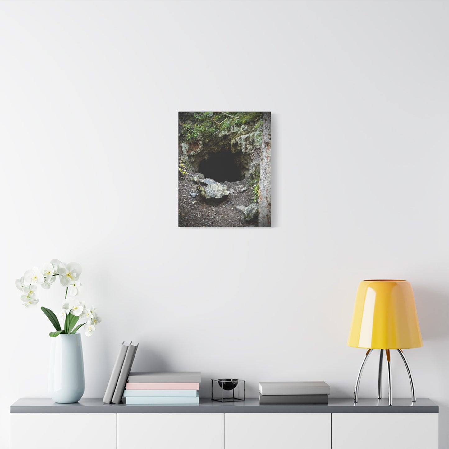 Cave Entrance Matte Canvas Wall Art — Stretched 1.25"