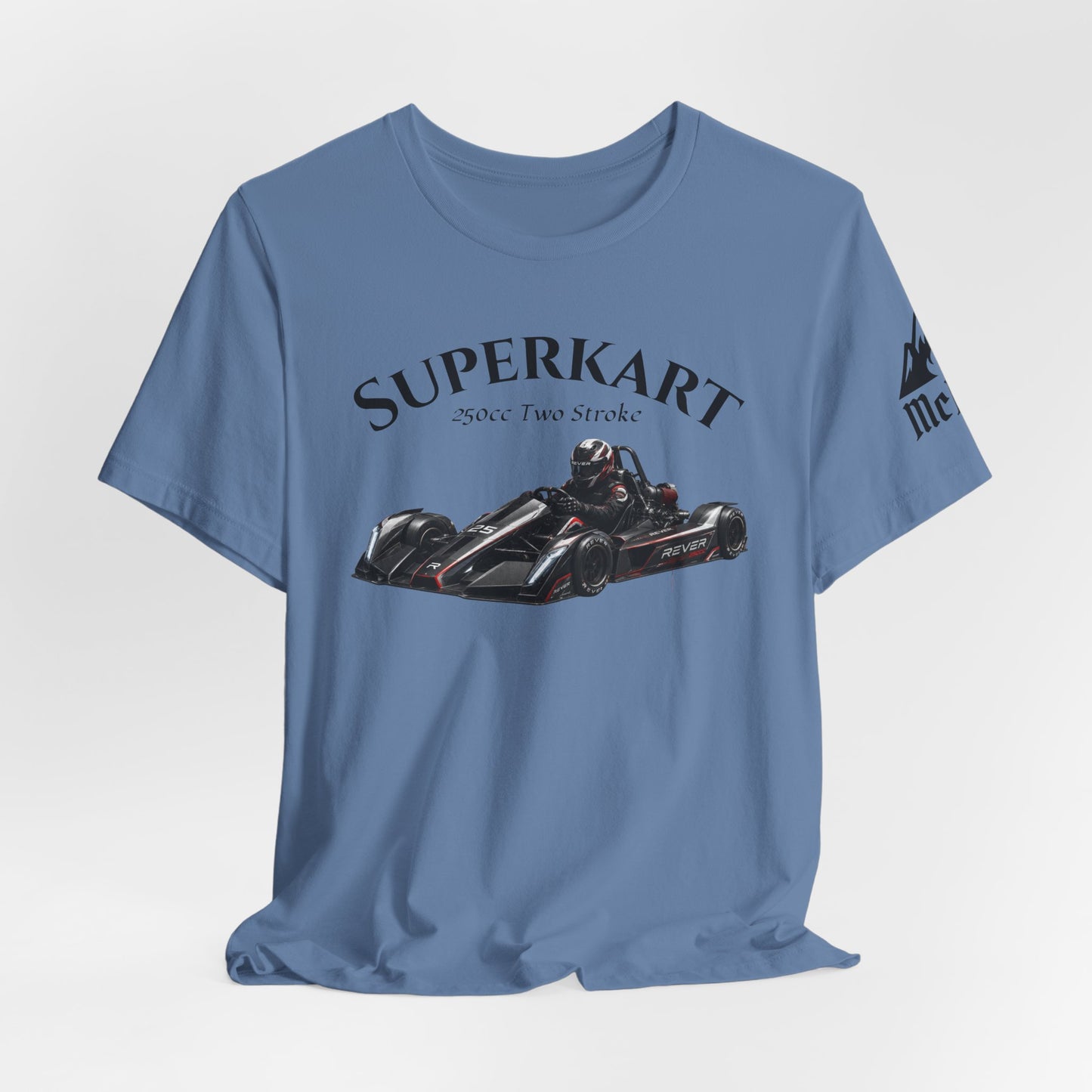 Kart Racing T-Shirt — “Superkart: Solo, Two-Seat” Graphic Tee