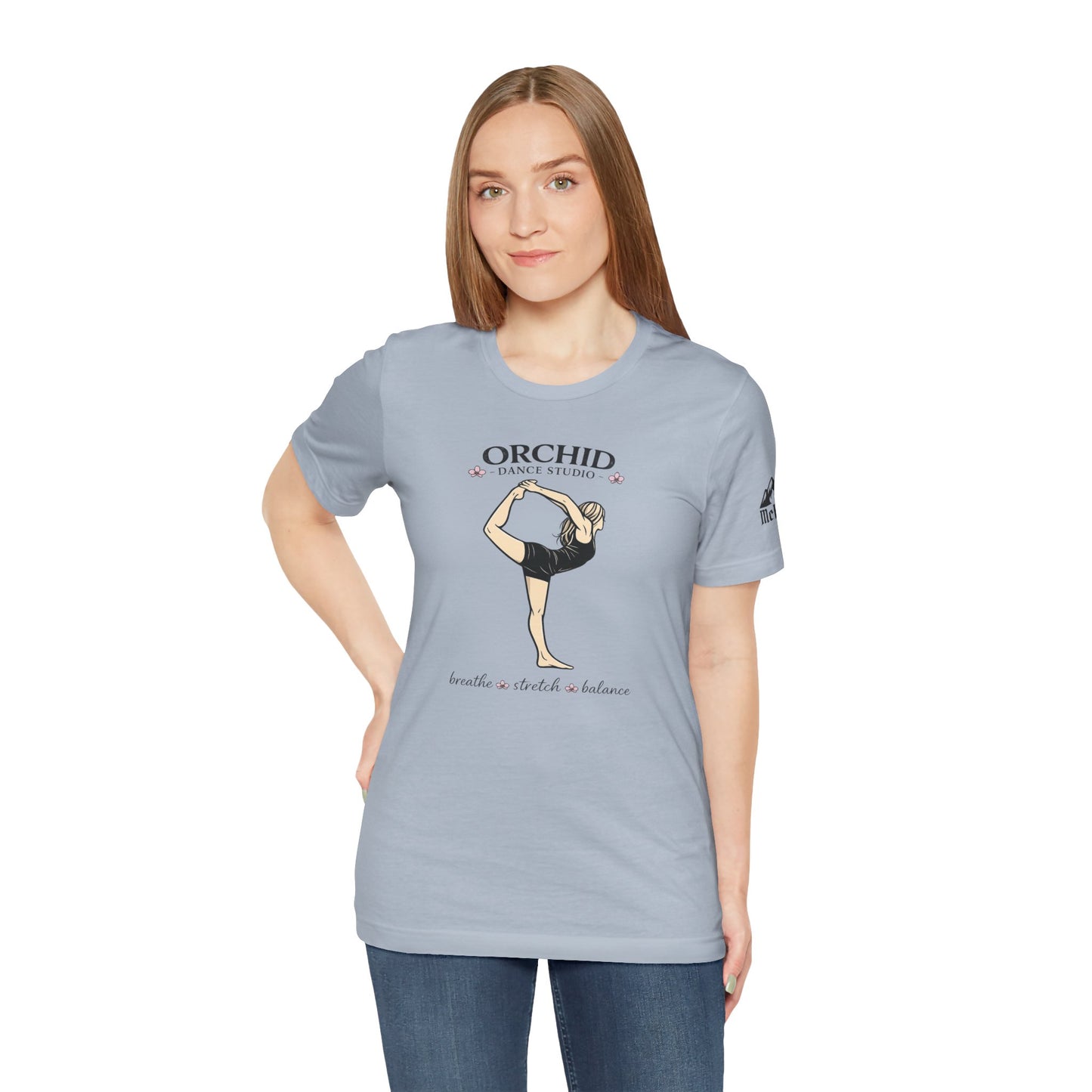 Dance Studio Tee — "Orchid Dance Studio" Ballet Pose Shirt