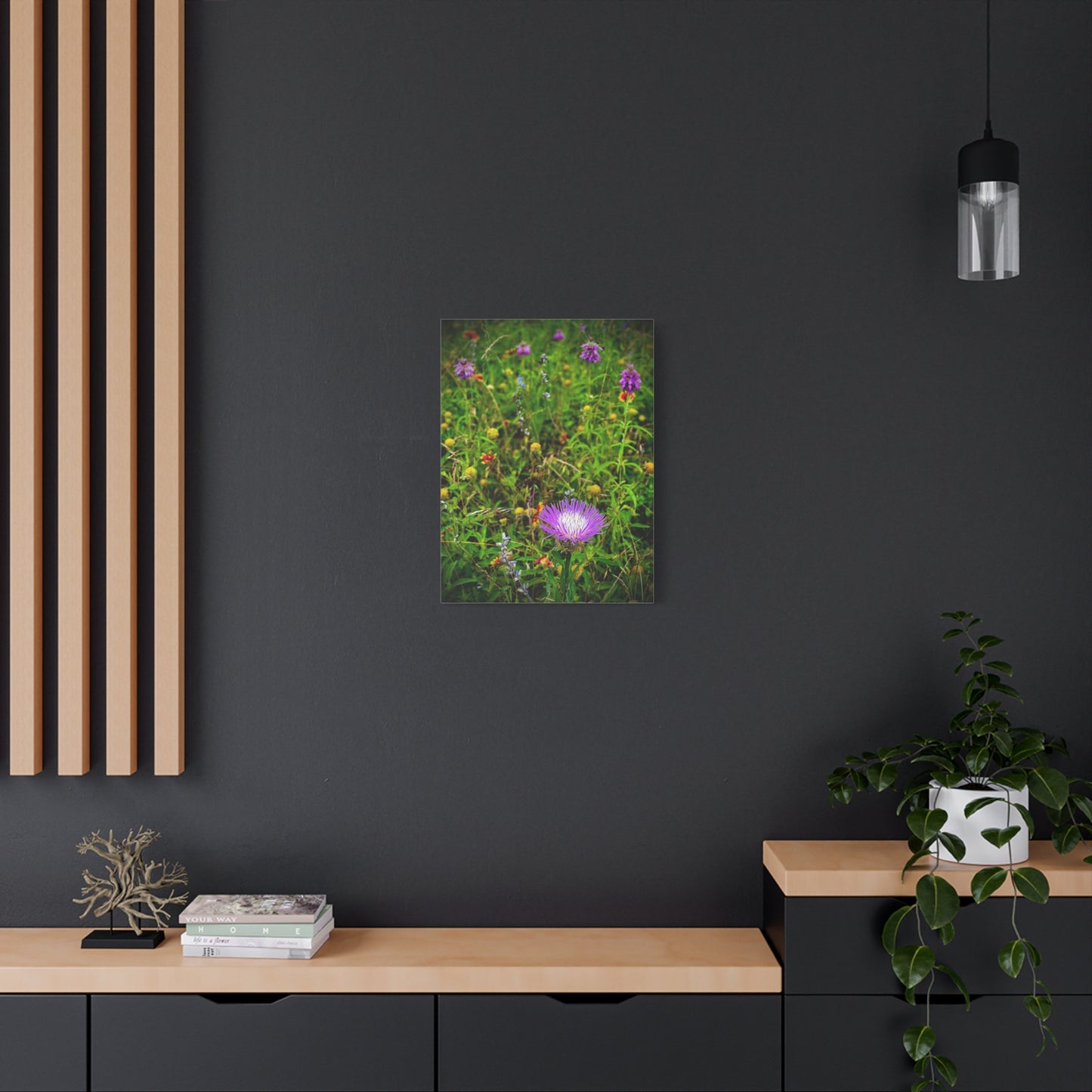Wildflower Meadow Canvas Print — Stretched Matte Nature Wall Art