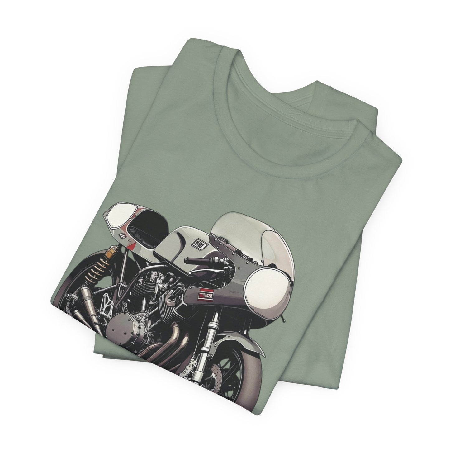 Cafe Racer Motorcycle Tee - Vintage Sportbike Graphic T-Shirt