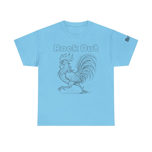 Rooster Sketch T-Shirt - Vintage Hand-Drawn Rooster Tee