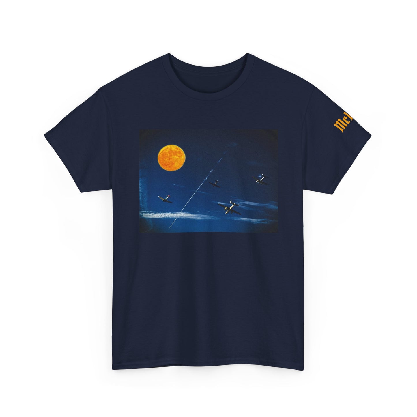 T-Shirt — Moonlit Ocean Scene Graphic Tee