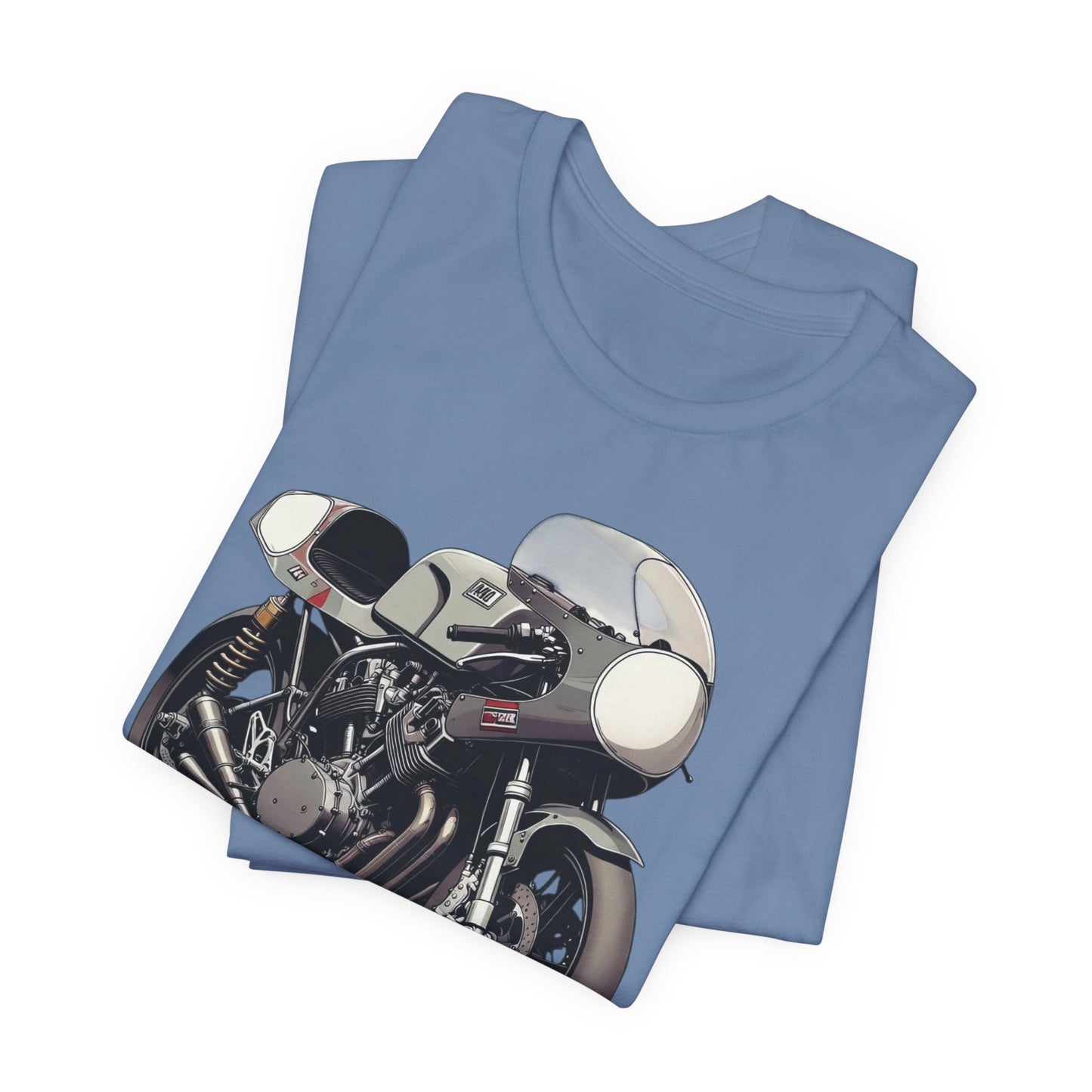 Cafe Racer Motorcycle Tee - Vintage Sportbike Graphic T-Shirt