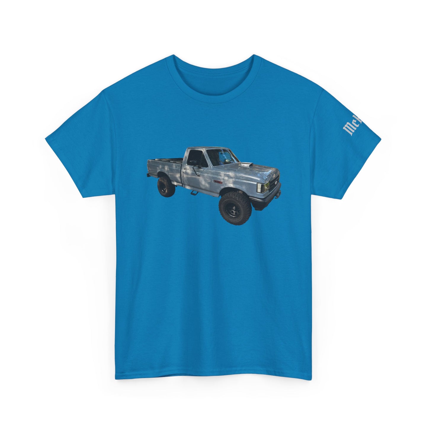 F150 Vintage Blue Pickup Truck T-Shirt — Retro Off-Road Truck Graphic Tee