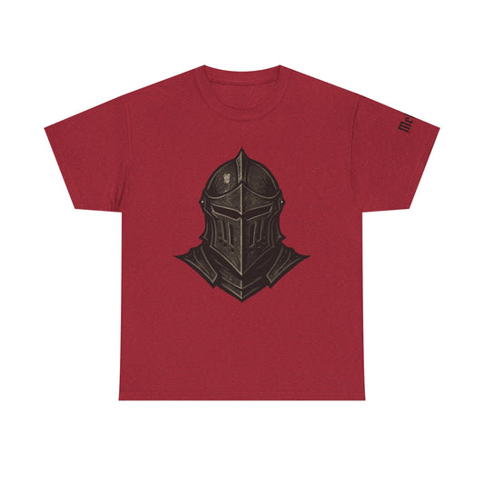 Knight Helmet Graphic Tee — Medieval Armor T‑Shirt for Gamers & Fantasy Fans