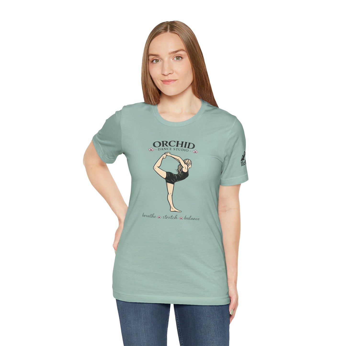 Dance Studio Tee — "Orchid Dance Studio" Ballet Pose Shirt