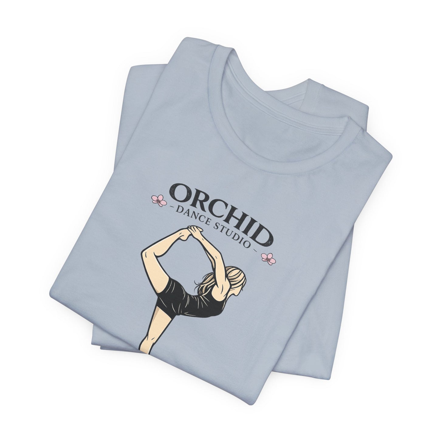 Dance Studio Tee — "Orchid Dance Studio" Ballet Pose Shirt