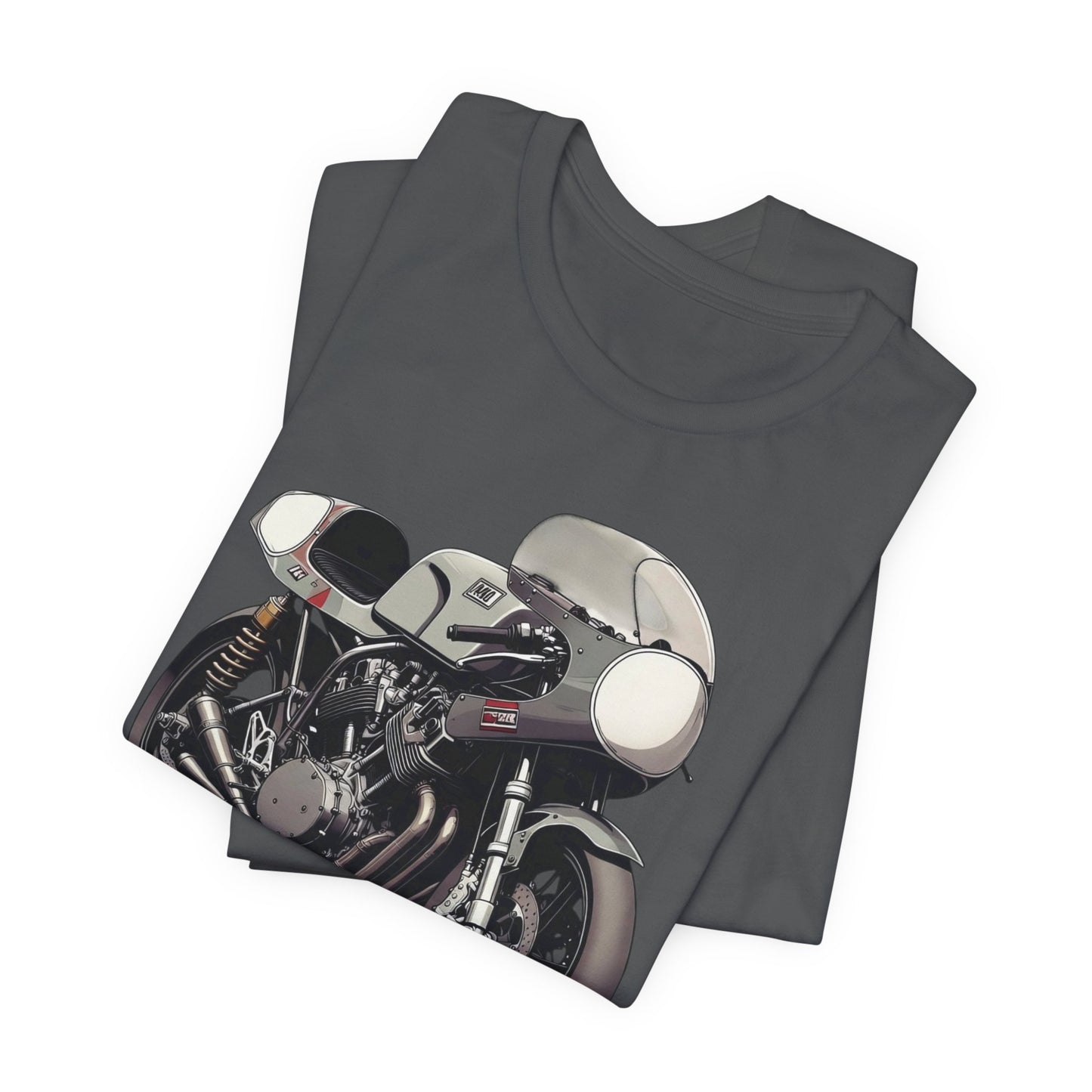 Cafe Racer Motorcycle Tee - Vintage Sportbike Graphic T-Shirt