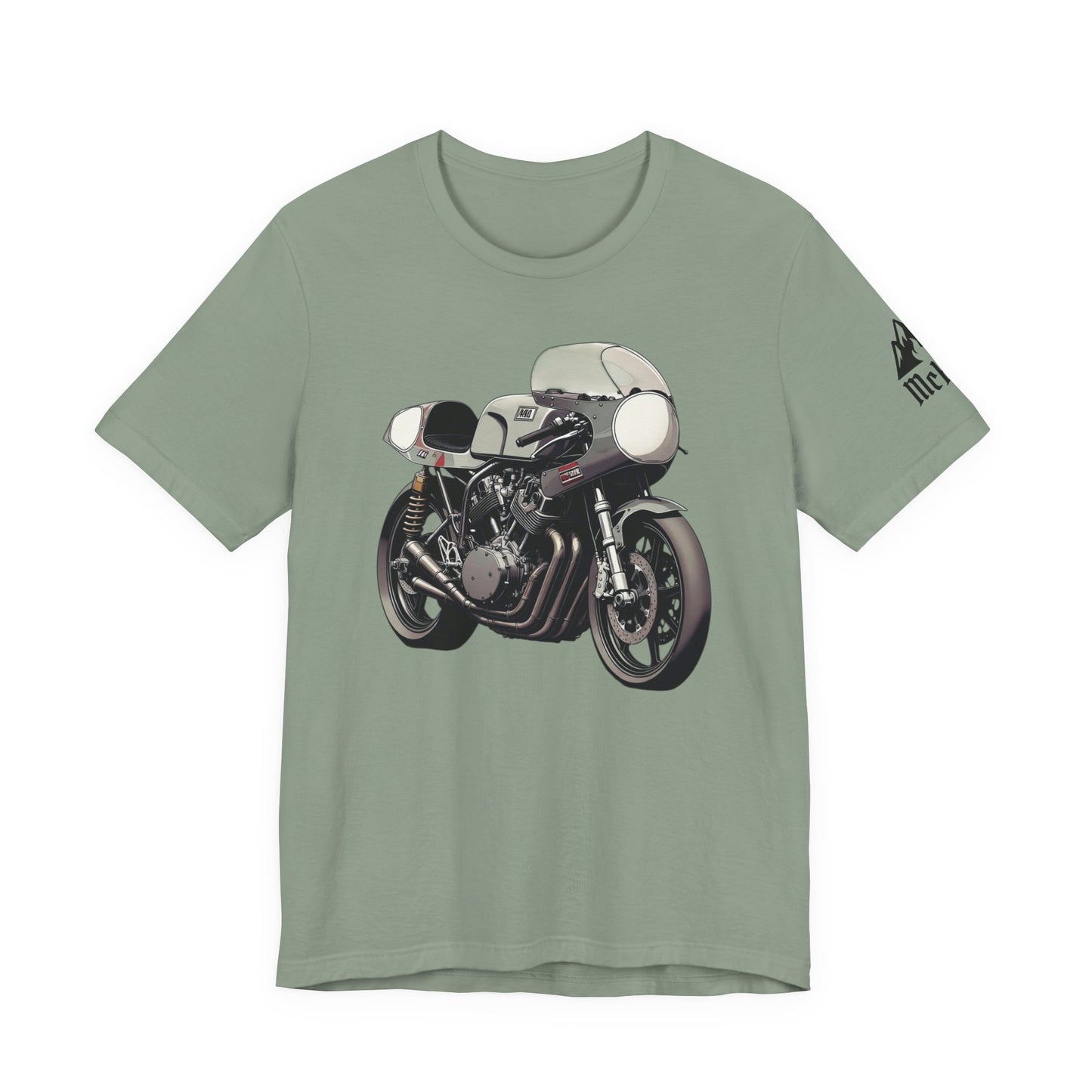 Cafe Racer Motorcycle Tee - Vintage Sportbike Graphic T-Shirt