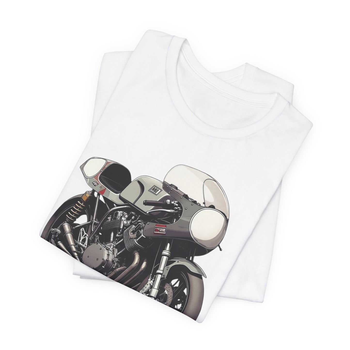 Cafe Racer Motorcycle Tee - Vintage Sportbike Graphic T-Shirt