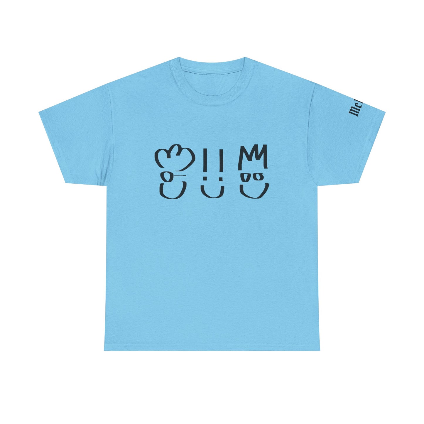 Minimalist Smiley Faces Tee — Playful Abstract Graphic T-Shirt
