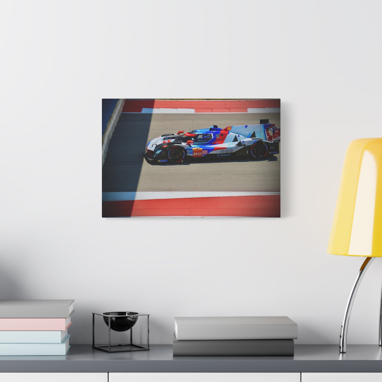 Prototype Race Car Canvas Print — Stretched Matte Motorsport Wall Art