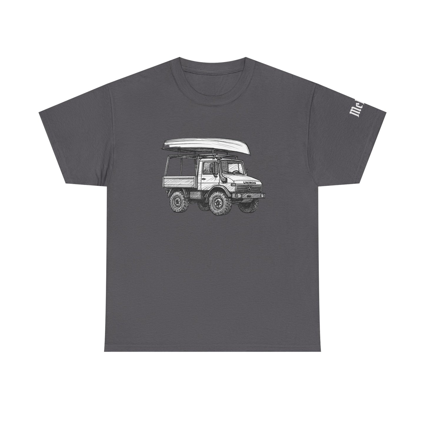 Adventure Truck T-Shirt – Camper Van with Canoe Graphic Tee