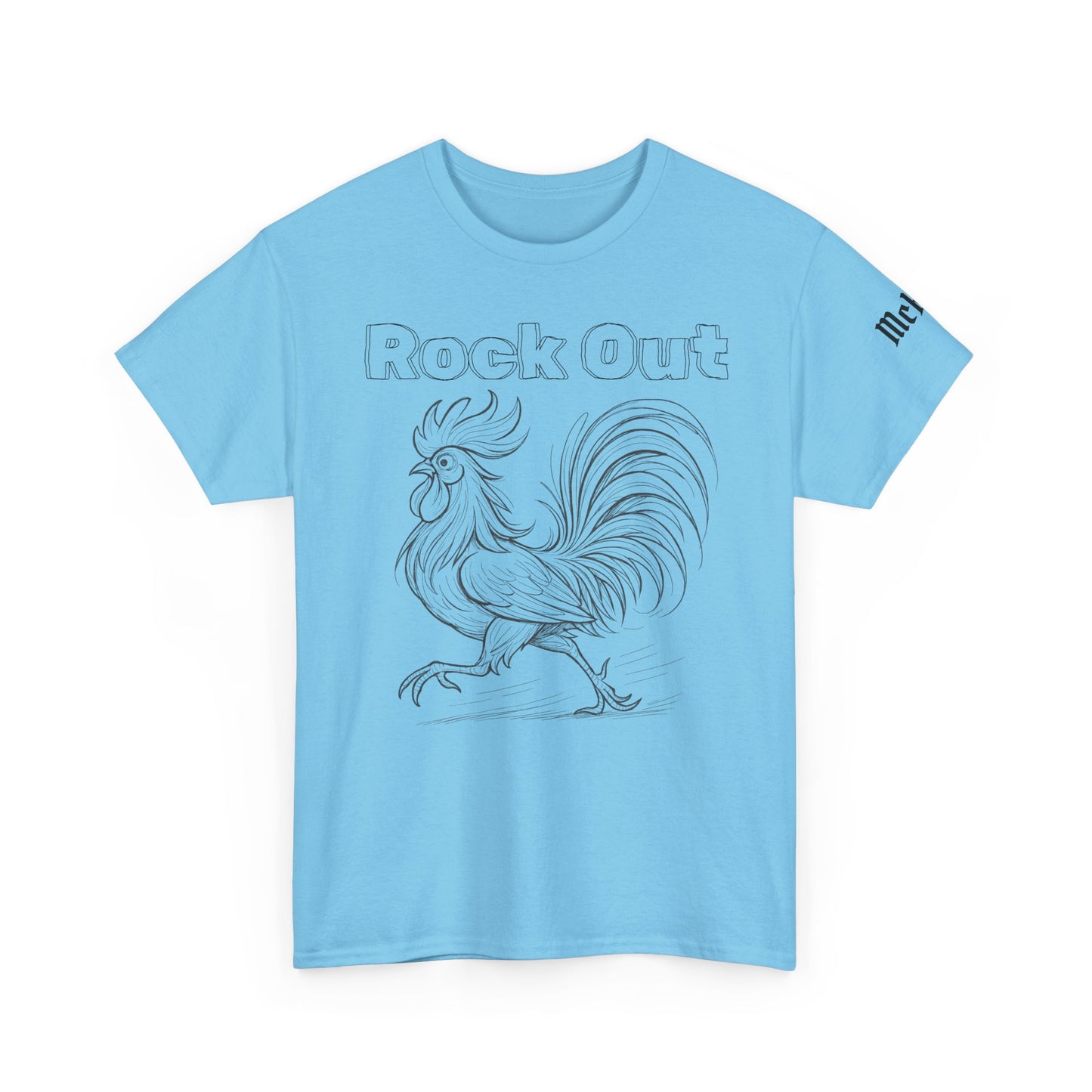 Rooster Sketch T-Shirt - Vintage Hand-Drawn Rooster Tee