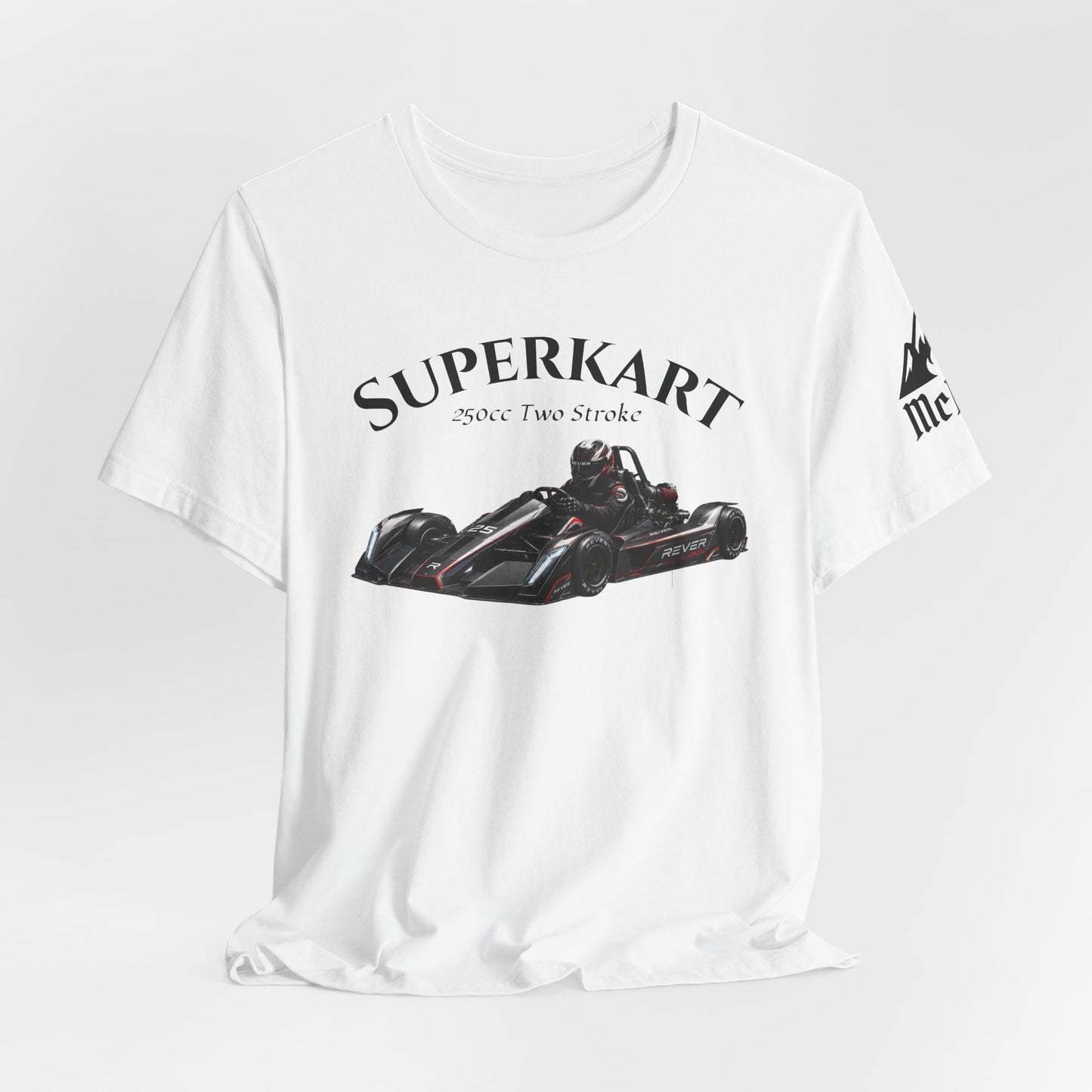 Kart Racing T-Shirt — “Superkart: Solo, Two-Seat” Graphic Tee