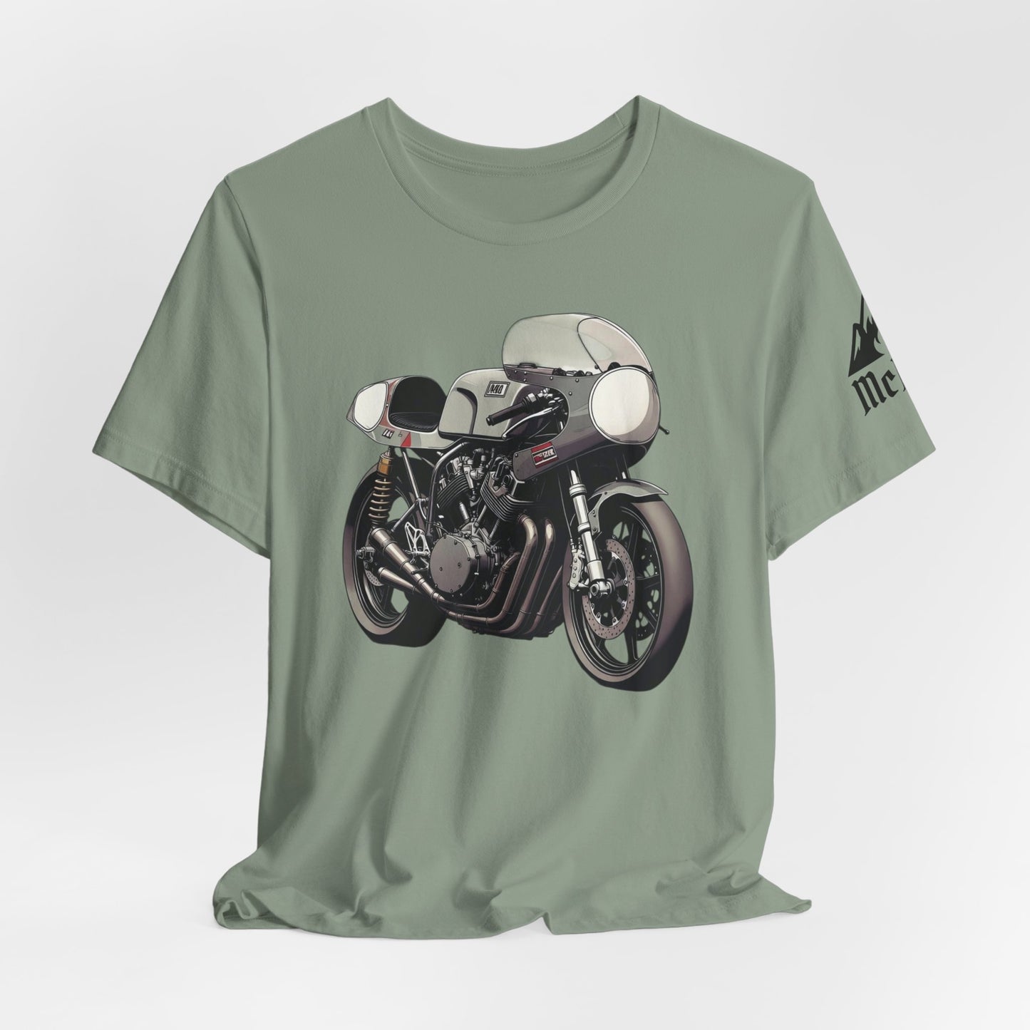 Cafe Racer Motorcycle Tee - Vintage Sportbike Graphic T-Shirt