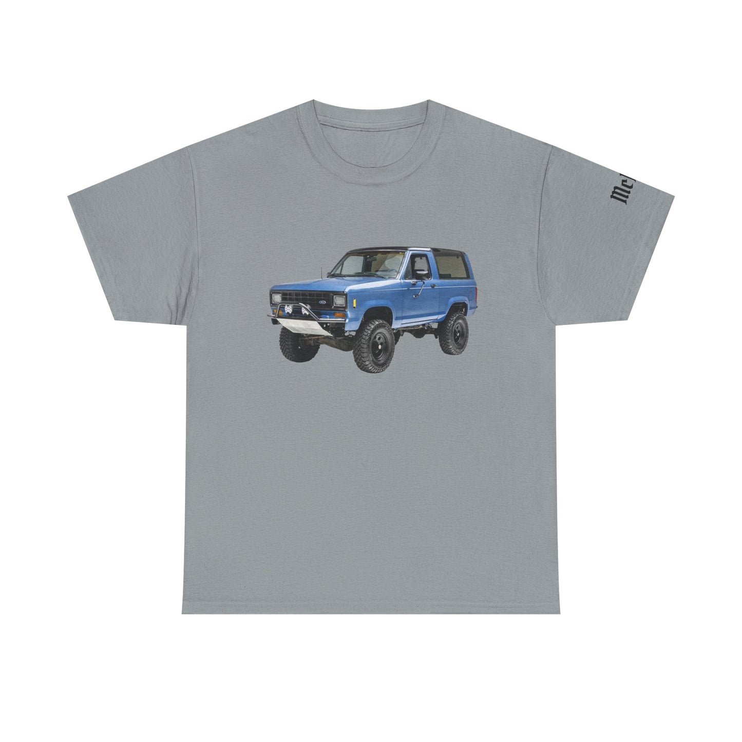 Bronco II Off-Road Tee — Classic Blue SUV Vintage Truck Graphic
