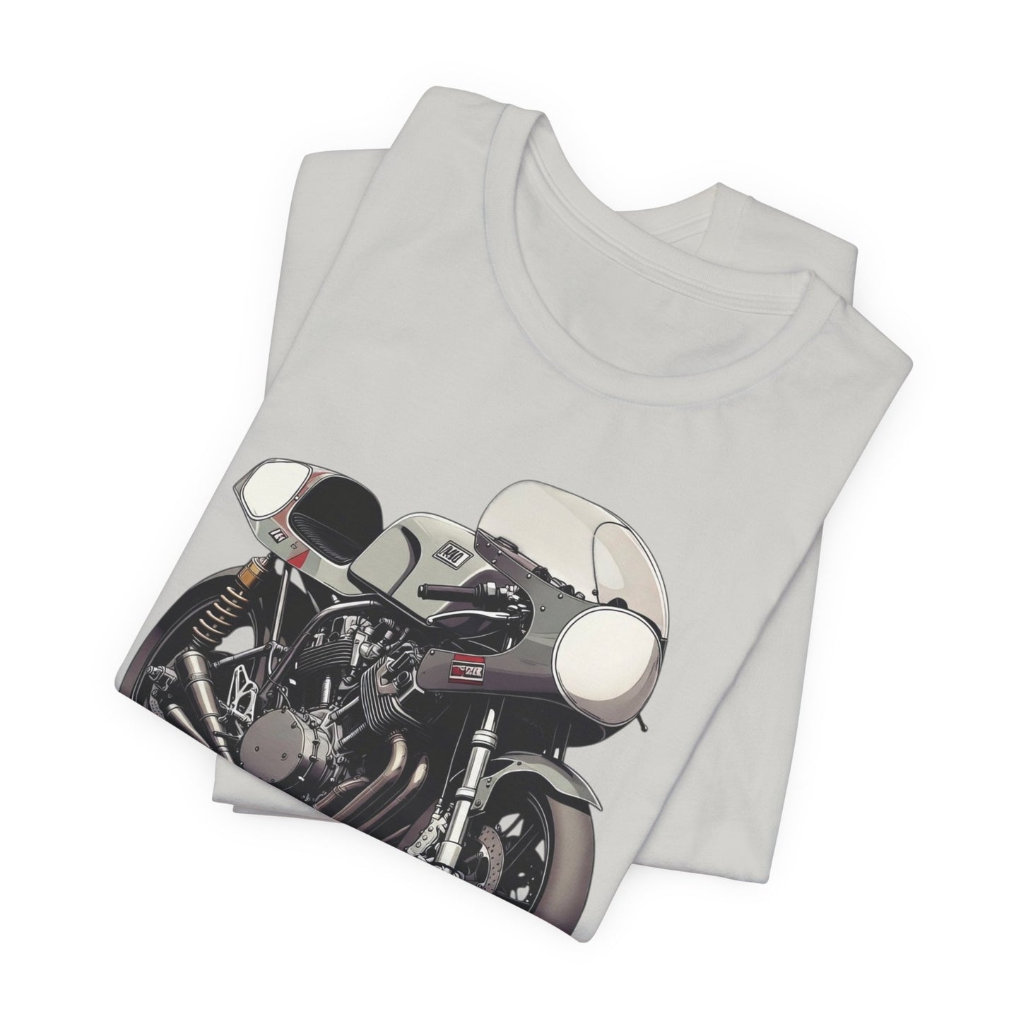 Cafe Racer Motorcycle Tee - Vintage Sportbike Graphic T-Shirt