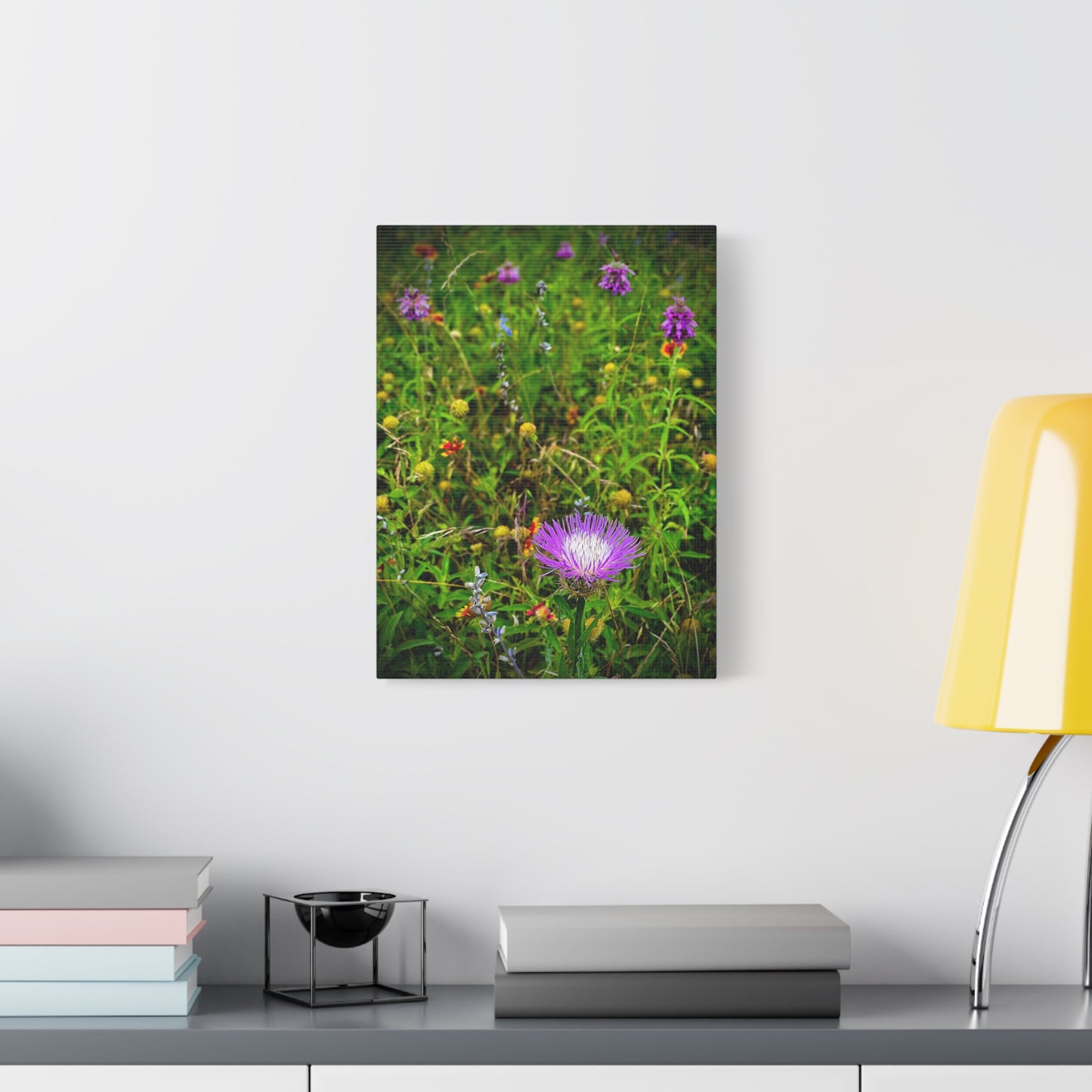 Wildflower Meadow Canvas Print — Stretched Matte Nature Wall Art