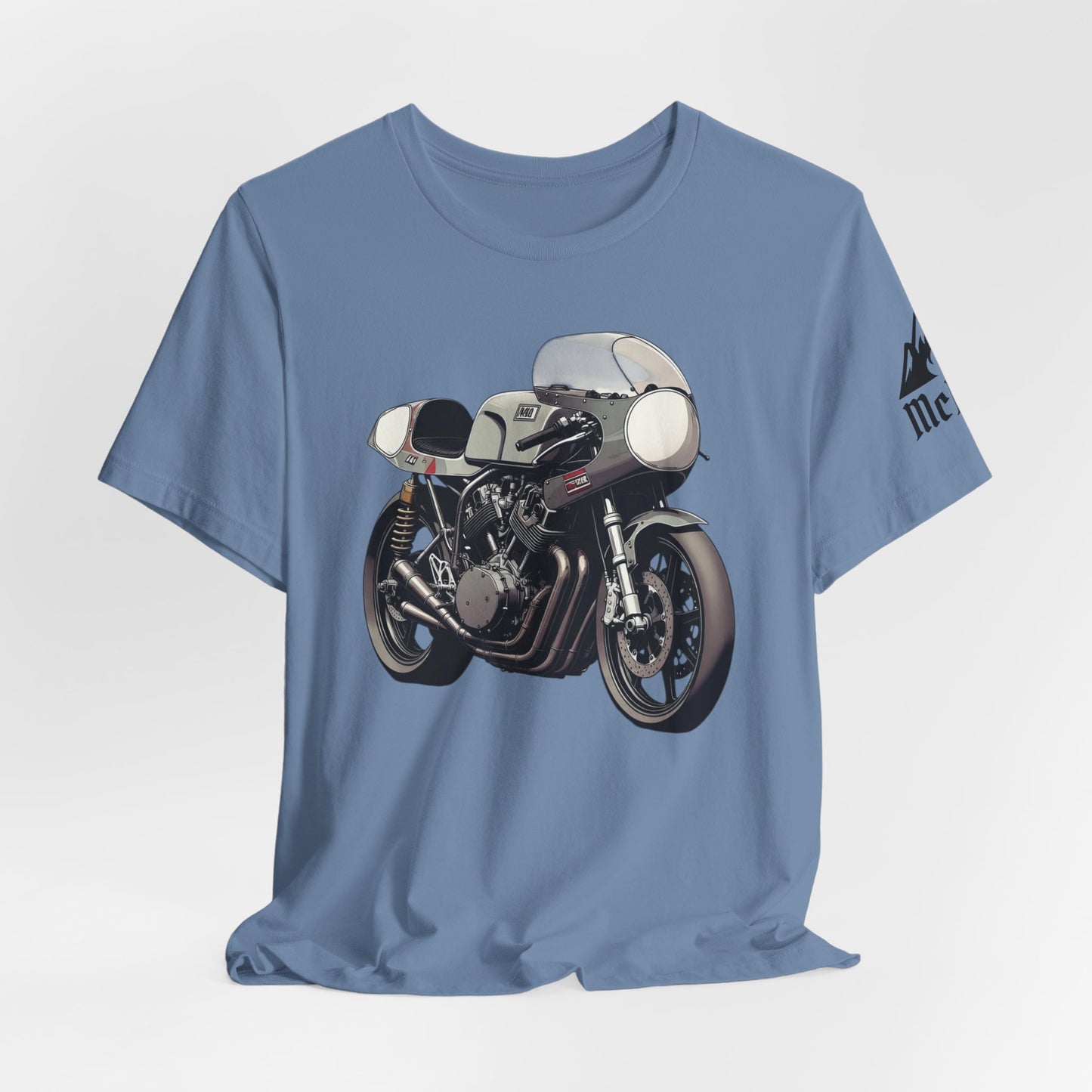 Cafe Racer Motorcycle Tee - Vintage Sportbike Graphic T-Shirt