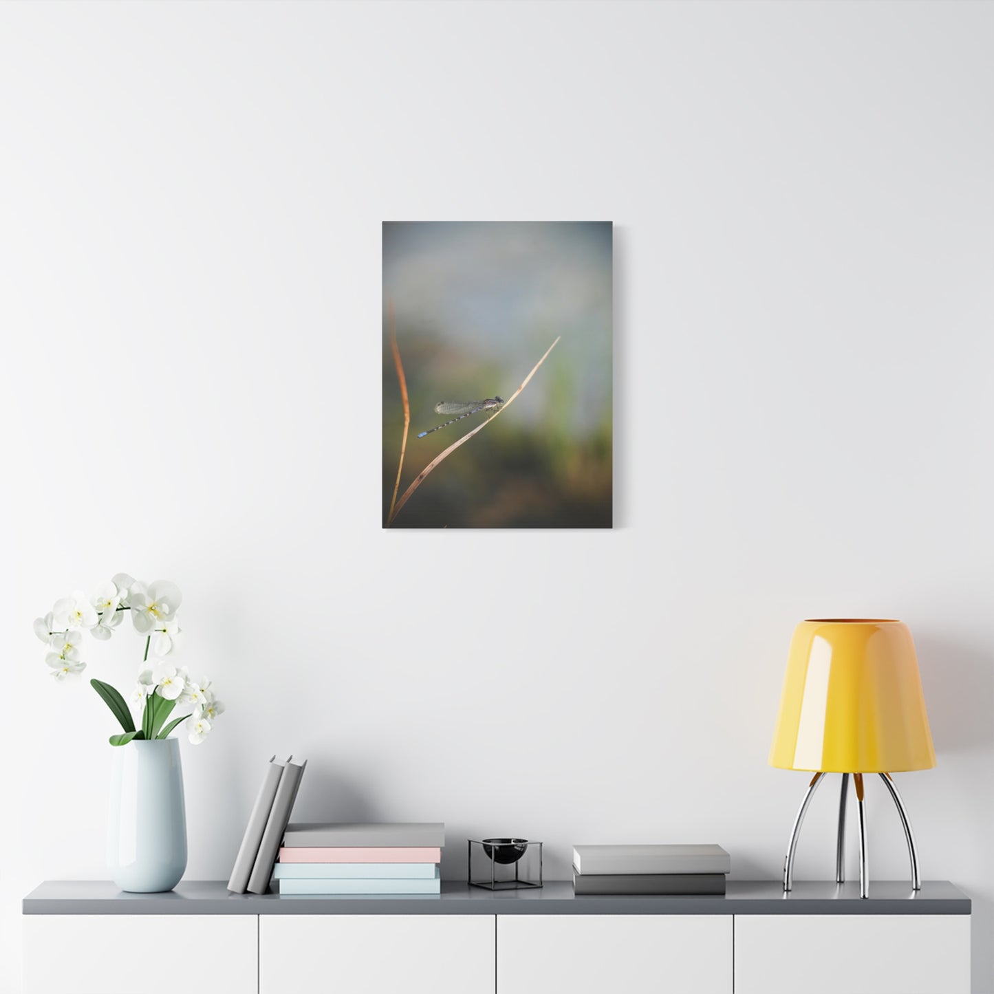 Dragonfly Meadow Matte Canvas Print – Stretched Wall Art