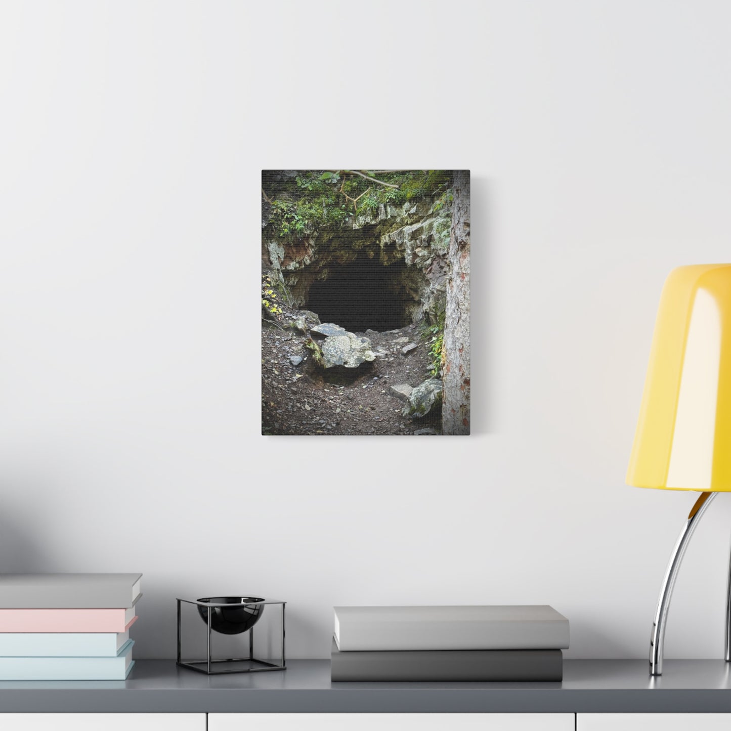 Cave Entrance Matte Canvas Wall Art — Stretched 1.25"