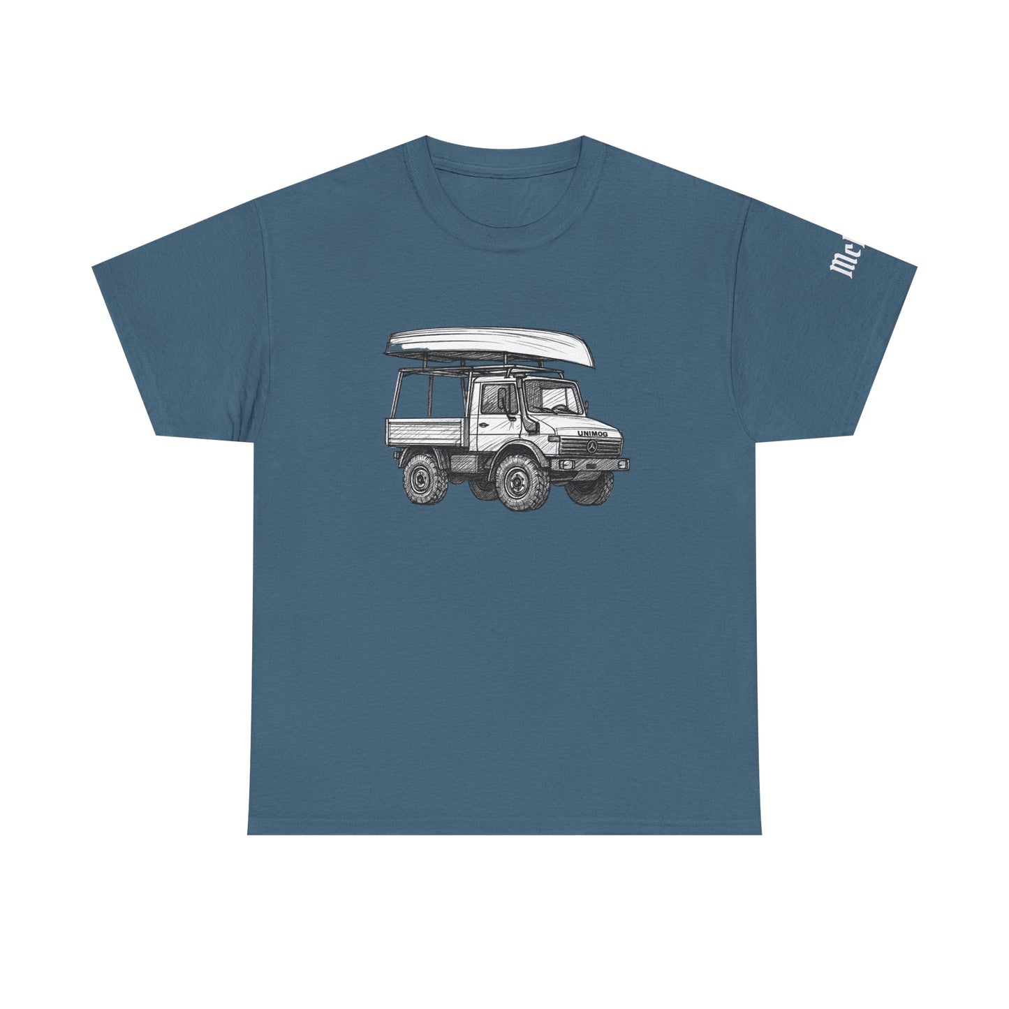 Adventure Truck T-Shirt – Camper Van with Canoe Graphic Tee