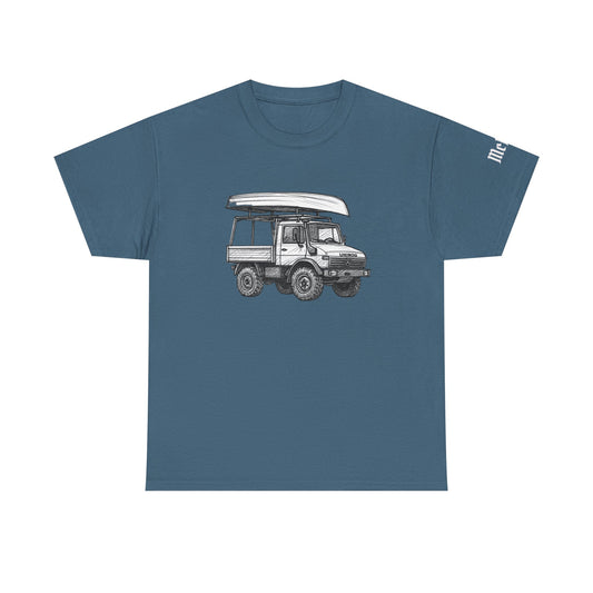 Adventure Truck T-Shirt – Camper Van with Canoe Graphic Tee