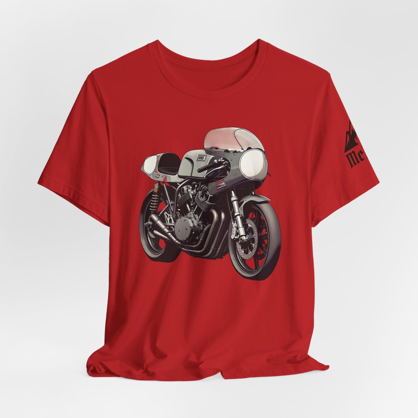 Cafe Racer Motorcycle Tee - Vintage Sportbike Graphic T-Shirt