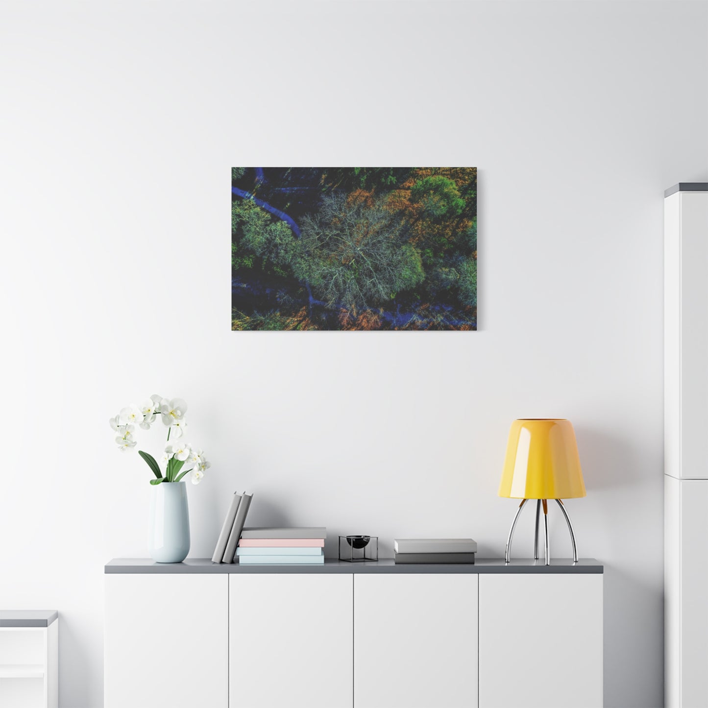 Aerial Forest Canvas Print — Matte Stretched Wall Art