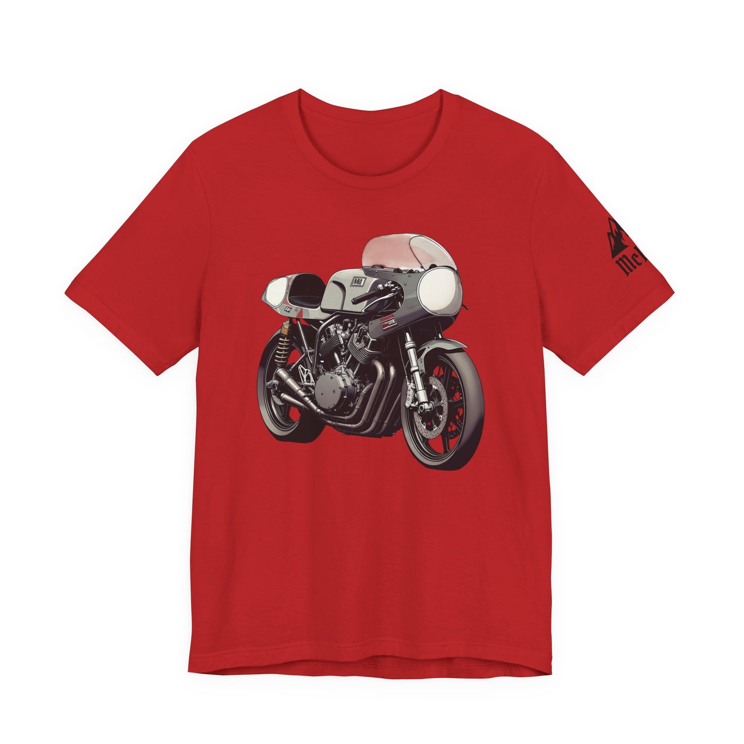 Cafe Racer Motorcycle Tee - Vintage Sportbike Graphic T-Shirt