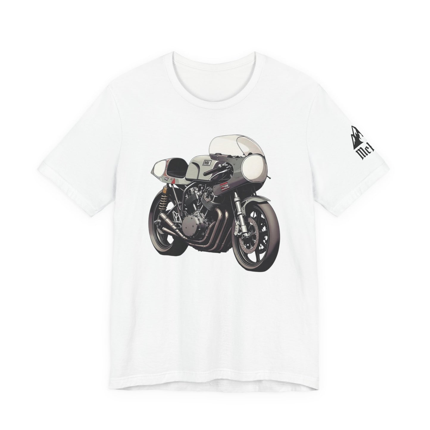 Cafe Racer Motorcycle Tee - Vintage Sportbike Graphic T-Shirt