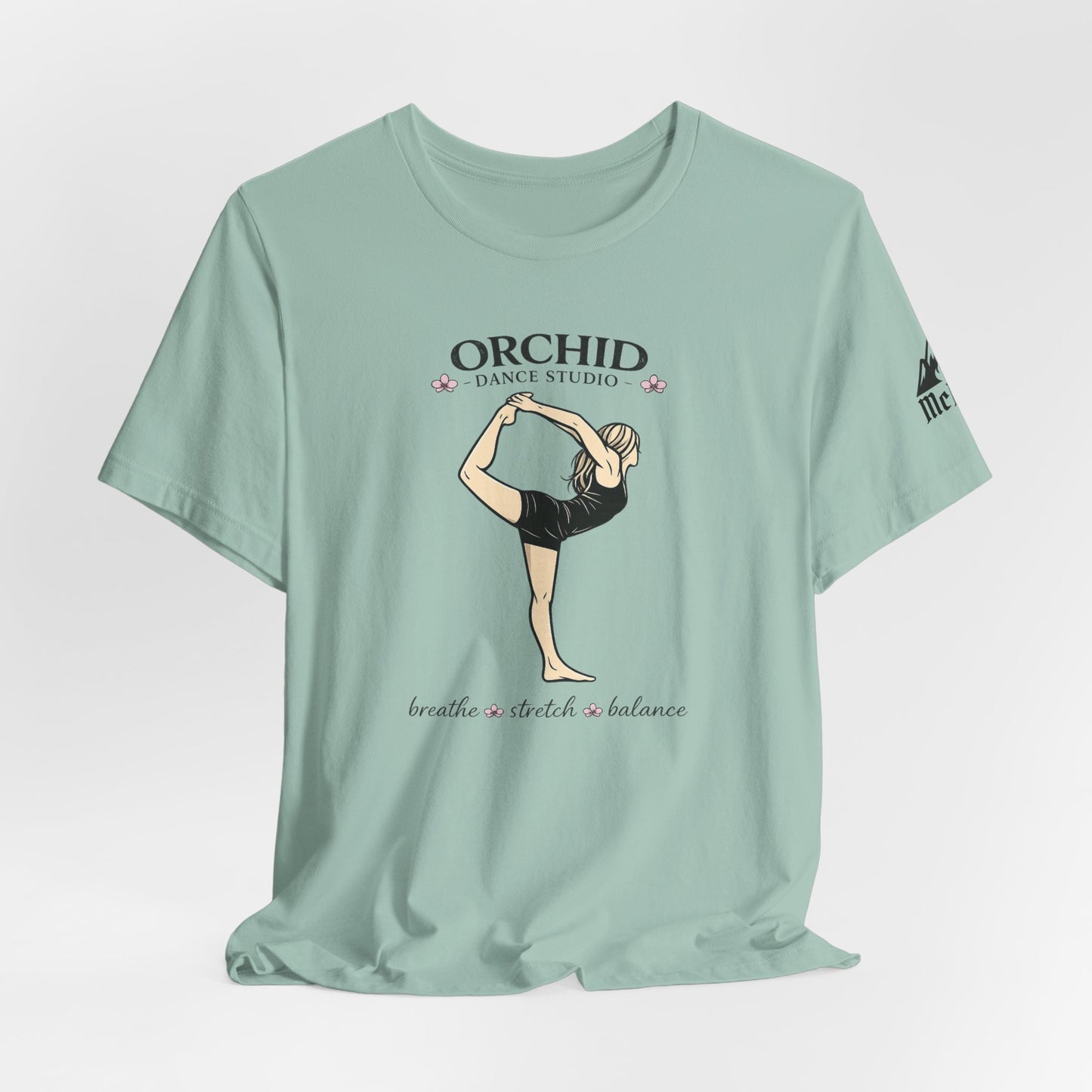 Dance Studio Tee — "Orchid Dance Studio" Ballet Pose Shirt