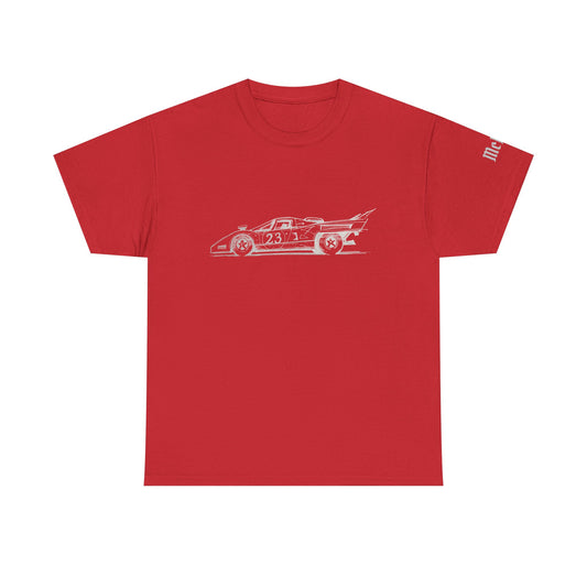 Ferrari 512M Vintage Race Car Tee — Minimal Classic Sports Car Graphic