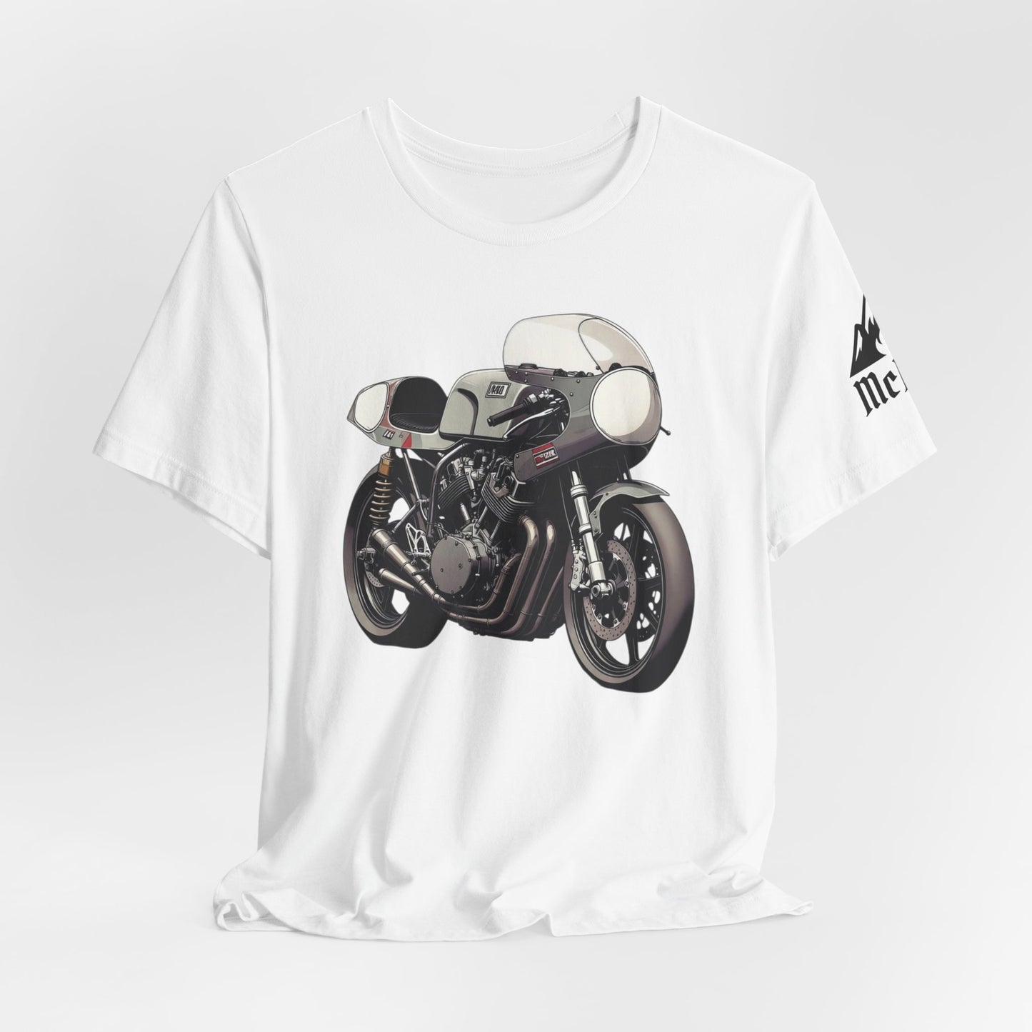 Cafe Racer Motorcycle Tee - Vintage Sportbike Graphic T-Shirt