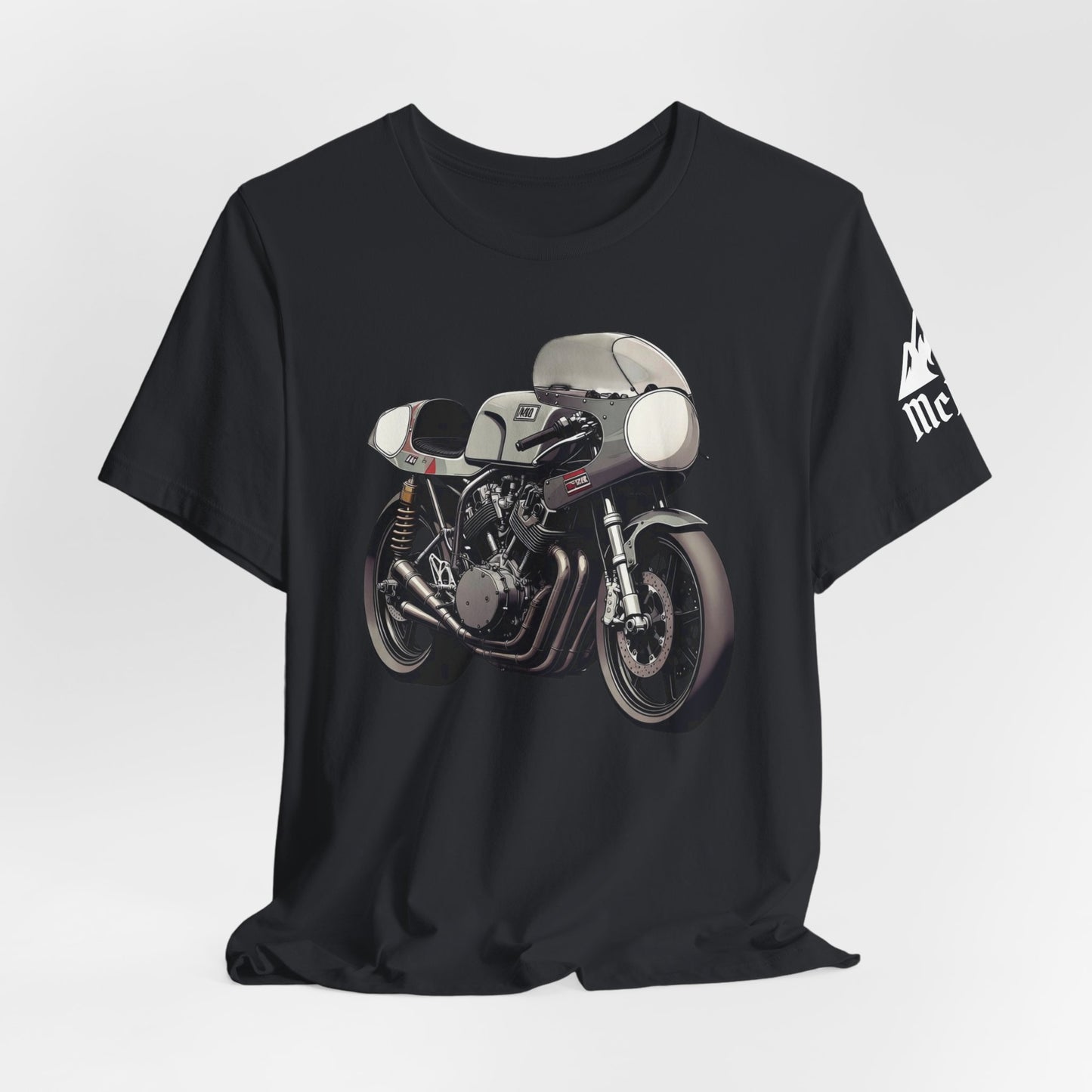 Cafe Racer Motorcycle Tee - Vintage Sportbike Graphic T-Shirt