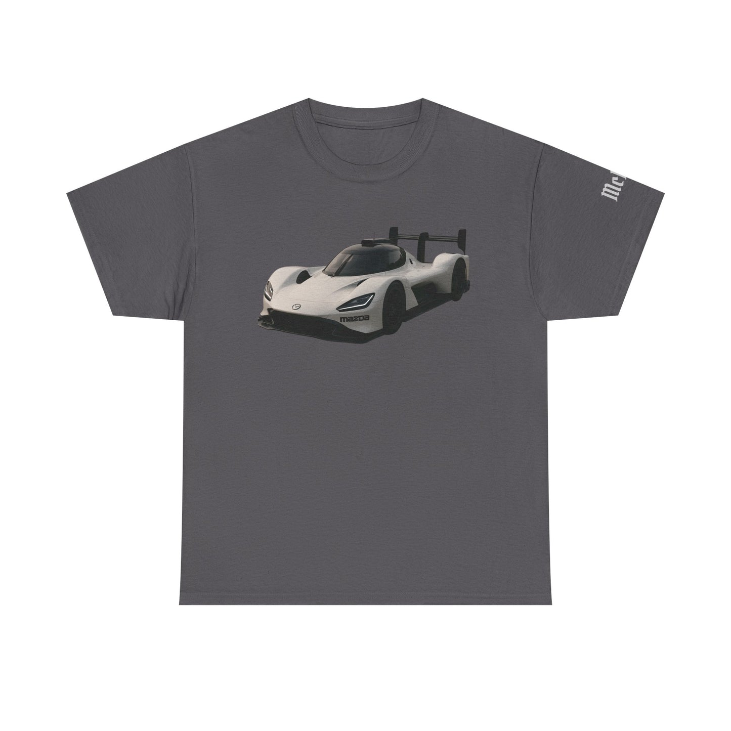 Race Car Concept T-Shirt — White Sports Car Graphic Tee