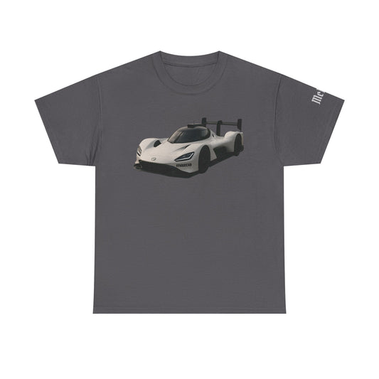 Race Car Concept T-Shirt — White Sports Car Graphic Tee